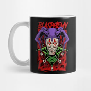 Horror Clown Halloween Theme Mug